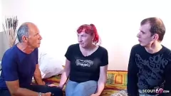 Play Discover the wild 90s German vintage hardcore porno where an ugly granny milf and her mature redhead step-mom fuck with a young virgin neighbor in a wild threesome